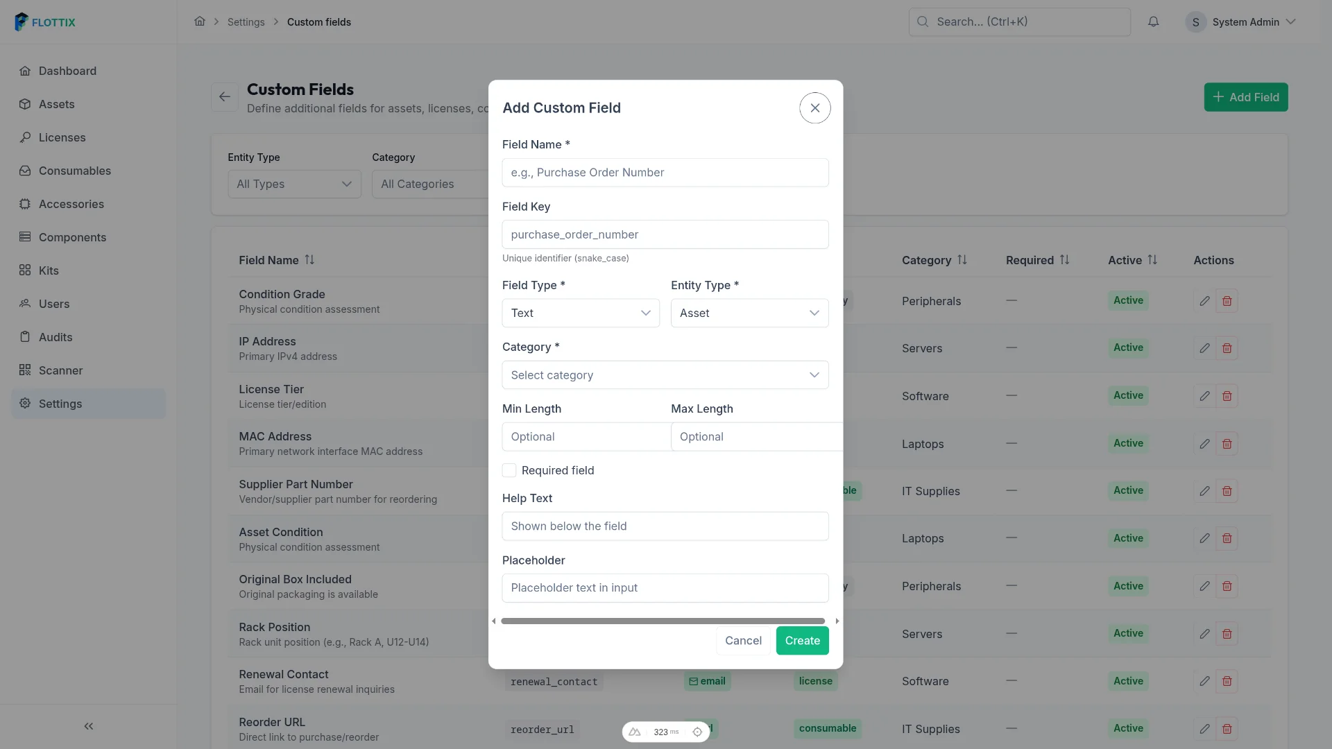 Create Custom Field
